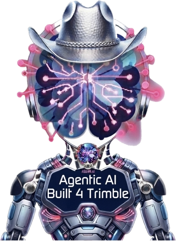 AskJX.ai robot — Agentic AI Built 4 Trimble
